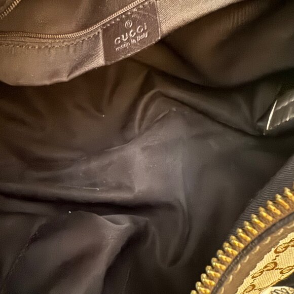 Gucci Brown GG Monogram Abbey D-Ring Hobo Bag - Picture 11 of 11